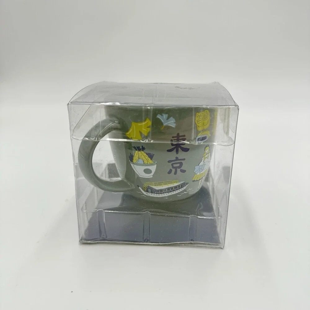 Starbucks Tokyo Shibuya Hachi Shiba inu collectible Mini mug Ornament 2in